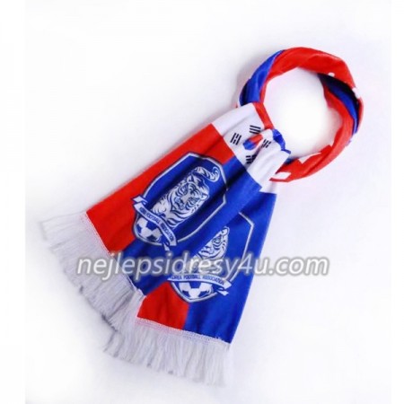 Jižní Korea MS 2018 Šála Modrá Bílá